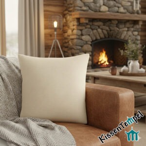 Landhaus-KissenBezug "Franz" im modernen alpenländischen Chalet-Stil grau, beige, grün