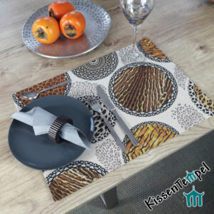 Animal Print Tischset "Mandala Africa"