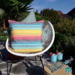 Outdoor Kissen >Rainbow<