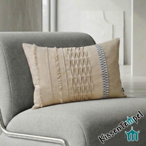 Eleganter LuxusKissen-Bezug "Dubai" 40x60 cm, Boho-Style: Edel trifft auf Handwerkskunst