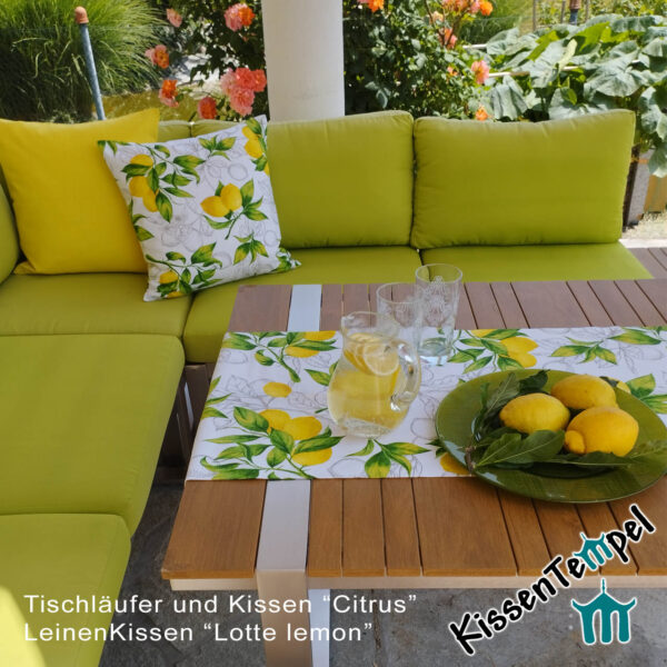 Zitronen-Tischläufer „Citrus“