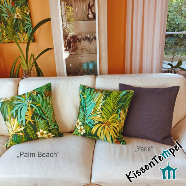 Tropisches SofaKissen "Palm Beach" | KissenTempel