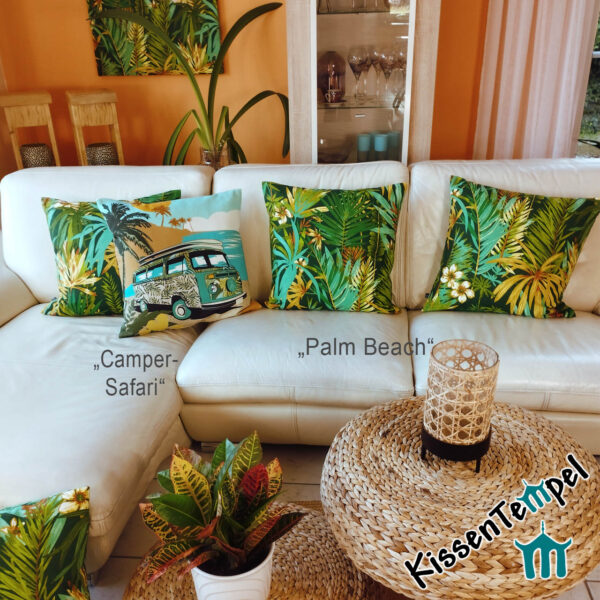 Tropisches SofaKissen "Palm Beach" | KissenTempel