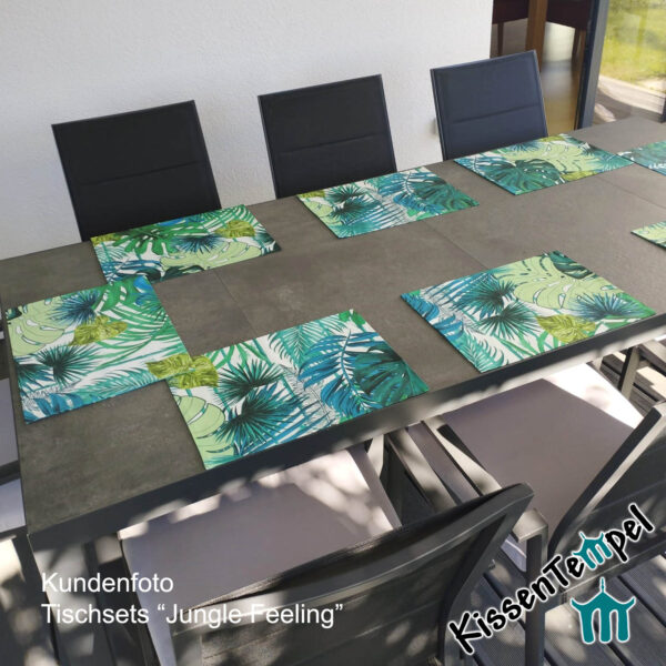 Outdoor-Tischsets Jungle Feeling Kundenfoto