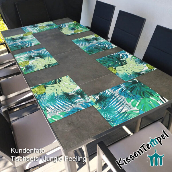 Outdoor-Tischsets Jungle Feeling Kundenfoto
