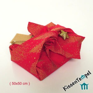 Geschenktuch / Furoshiki "Red Chrismas Tree" | KissenTempel