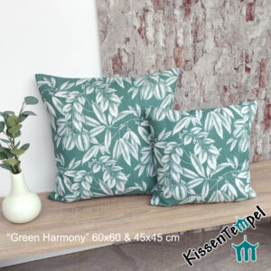 Modern Nature Kissenbezug "Green Harmony" | KissenTempel