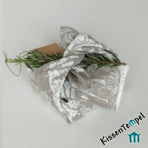 Weihnachts-Geschenktuch / Furoshiki „Davos“ | KissenTempel